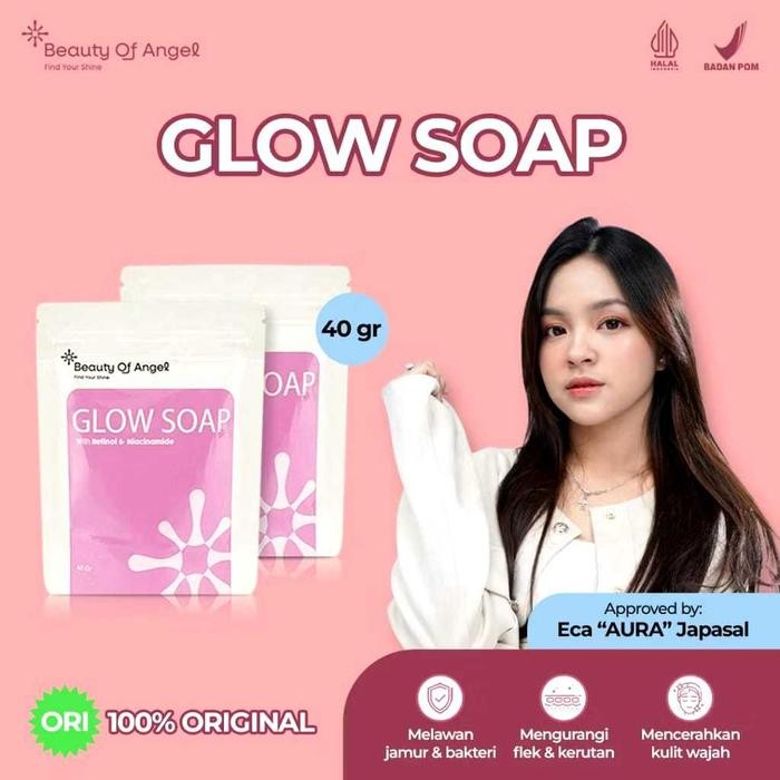 GLOW SOAP BEAUTY OF ANGEL SABUN GLOW SOAP BEAUTY OF ANGEL SABUN KECANTIKAN BOA GLOW SOAP SABUN