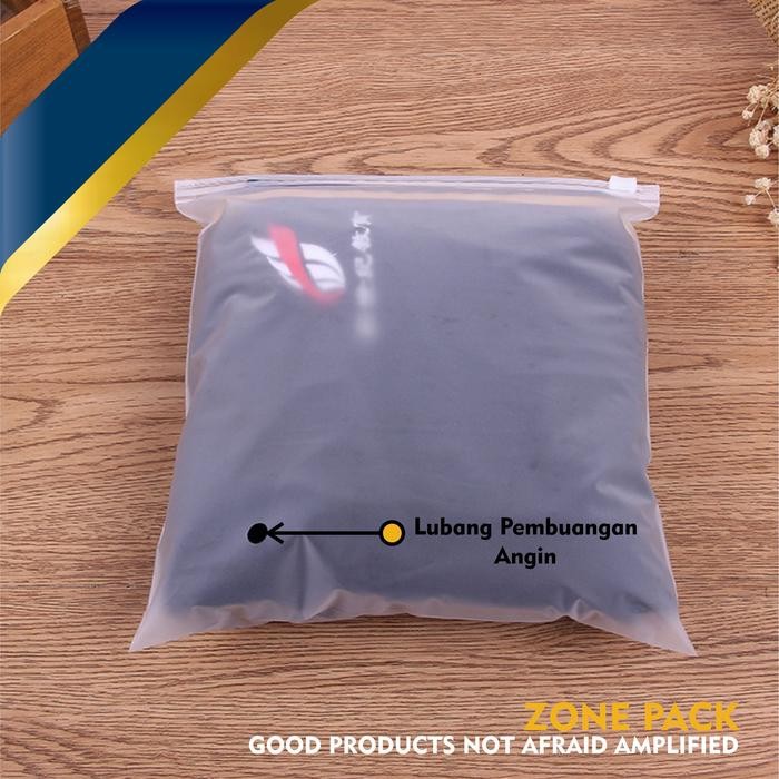 (Allthebest) Ziplock Bag Potrait Ziplock Bag Frosted Zipper Bag Storage