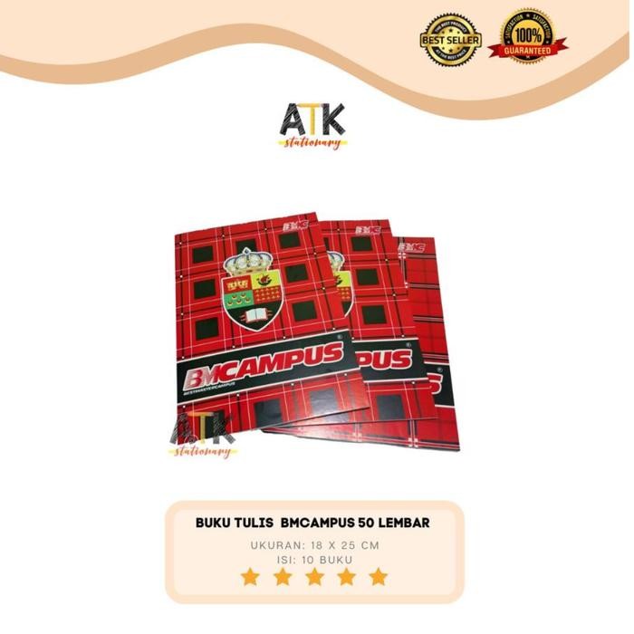 

Buku Tulis Boxy Bm Campus Bmc 50 Lembar Atk