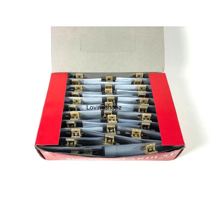 

READY Name Tag Plastik dengan peniti per dus NEW