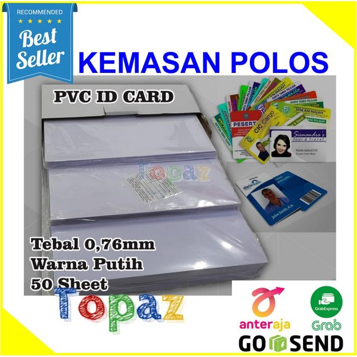 

READY Pvc Id Card/Pvc Id Card A4/Bahan Pvc Id Card A4 NEW