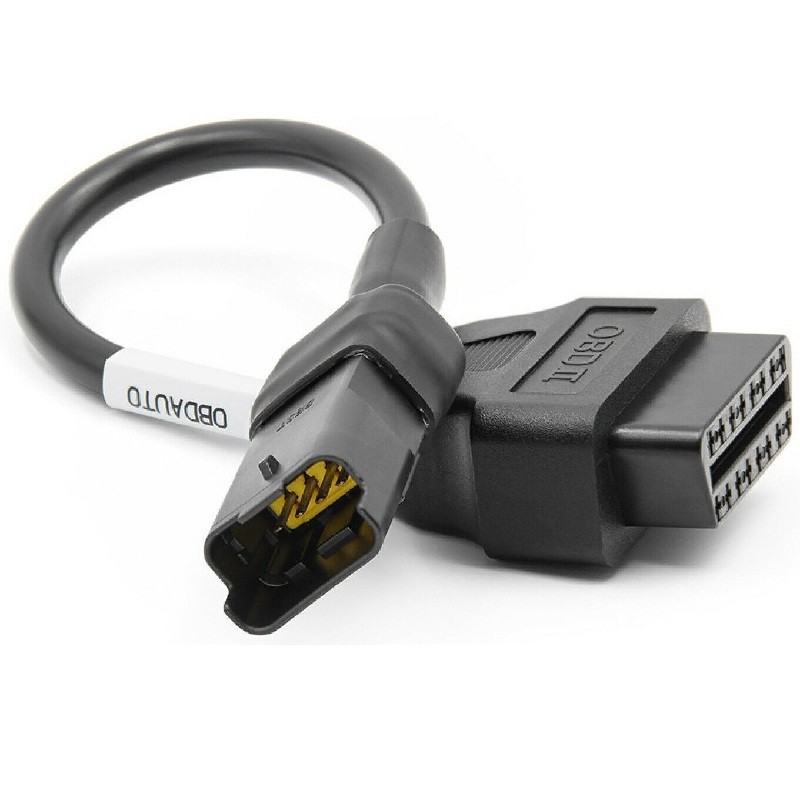 Obd Motorcycle Cable For Ducati 4 Pin Plug Cable Diagnostic Cable 2Pin To Obd2 4Pin Adapter