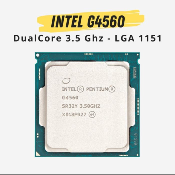 Jual Intel Pentium G4400 - G4560 - G4600 LGA Soket 1151 Gen 6 - 7 Normal