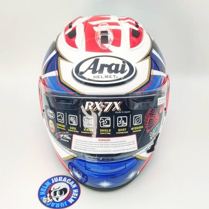 Arai Rx7X Pedrosa Spirit Blue