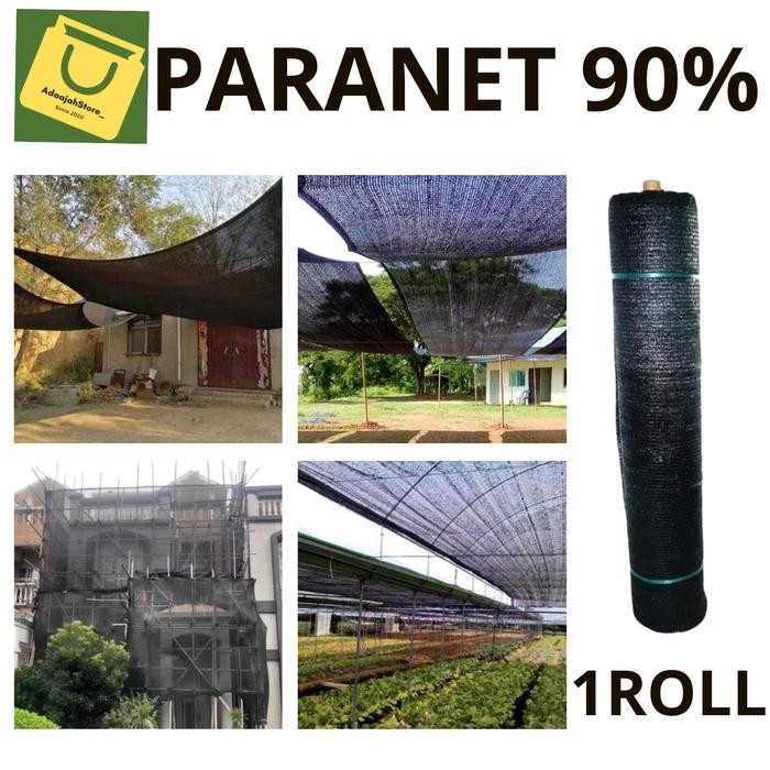 Paranet 90% ( 1 ROLL ) panjang 100 meter x lebar 3 meter - Paranet Anti Uv