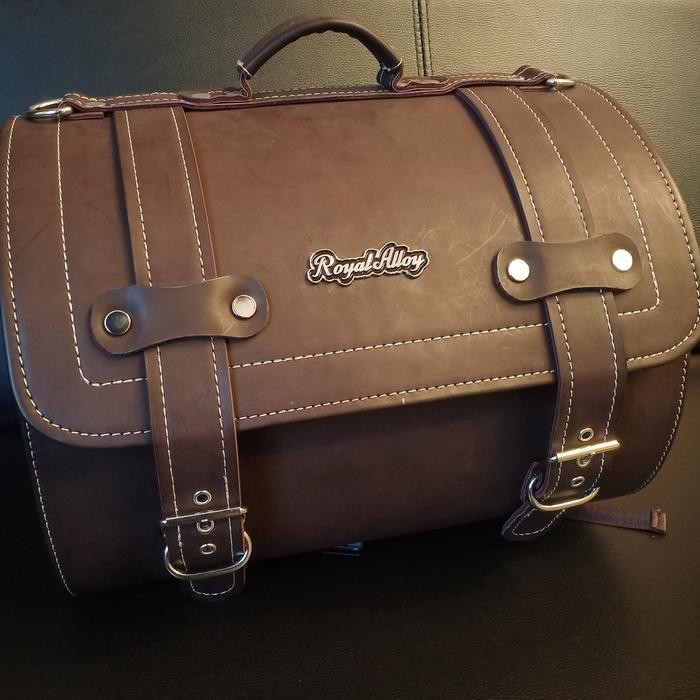 Tas Kulit Vespa Royal Alloy - Brown