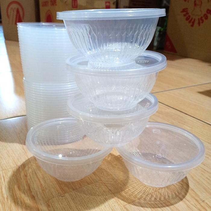 Thinwall 250ml ME + Tutup Tahan Panas / Cup Buat Salad Ager Pudding