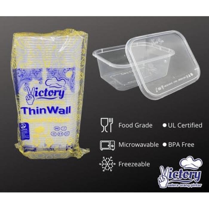 Kotak Plastik 200 ml / Thinwall Plastik 200 ml / cup puding salad 200