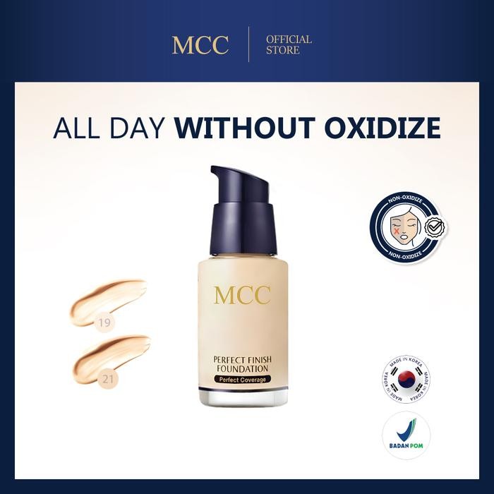 MCC PERFECT FINISH FOUNDATION 30 ML - Foundation Anti Oksidasi - Non Oxidize