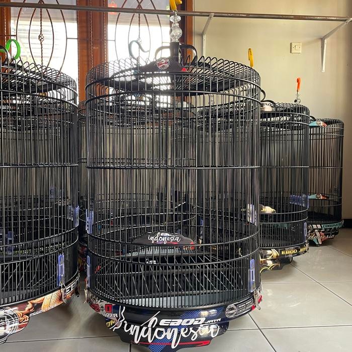 Sangkar Kandang Burung Murai No 2 Ebod Jaya Decal PVC Nanjung Asli