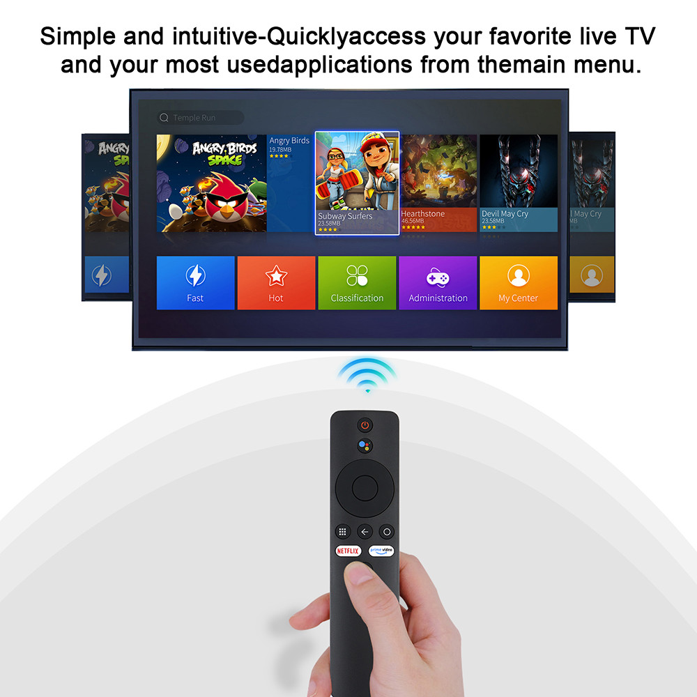 XMRM-006 Bluetooth Voice Remote Compatible with Xiaomi MI Box S MI TV Stick MDZ-22-AB MDZ-24-AA -