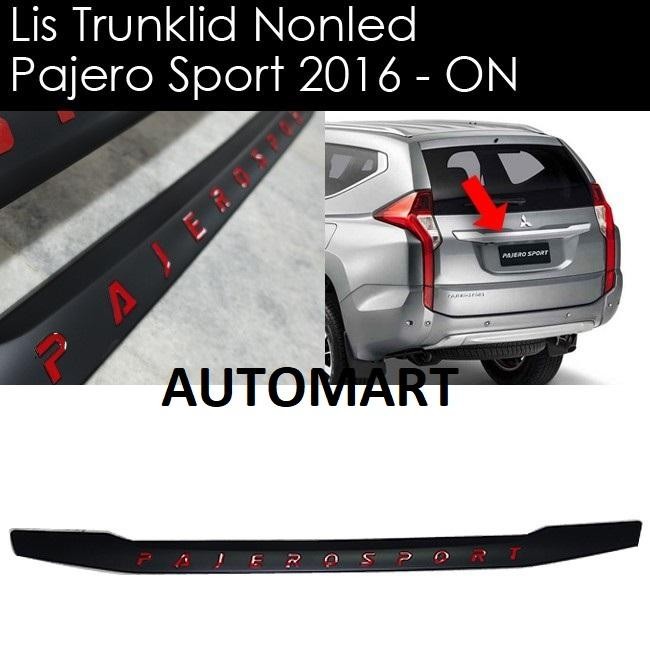 Grosir Trunklid / Trunk Lid Cover All New Pajero Sport 2016 - 2021
