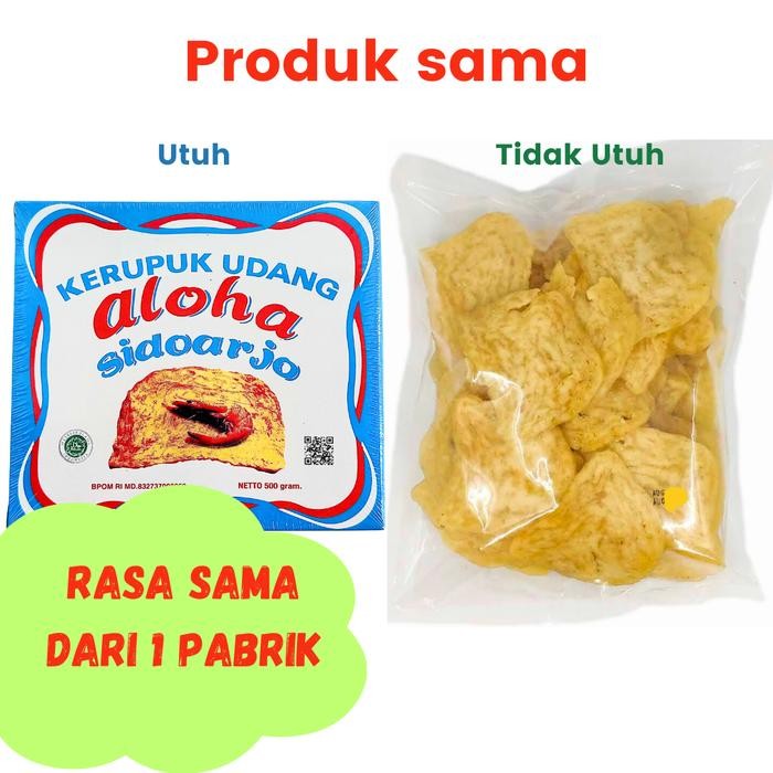 

Aloha Kerupuk Udang Super Extra Rempelan 500g Krupuk Food