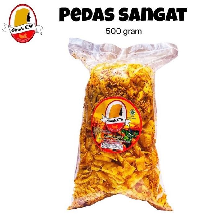 

500G KERIPIK PEDAS SANGAT