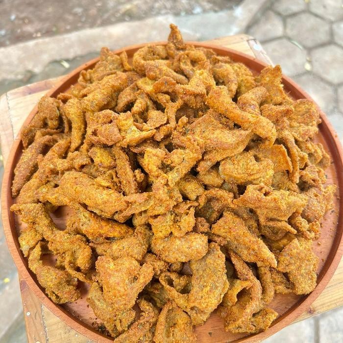 

Keripik Kulit Ayam Pedas daun jeruk 1kg