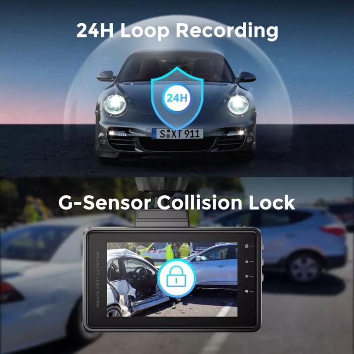 Terhemat Azdome M27 2K 1440P M27S 1080P Wifi Gps Parking Monitor Dash Camera