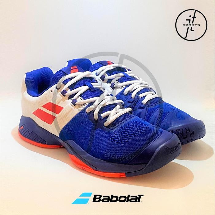 TERLARIS Sepatu Tenis Babolat Propulse Blast Imperial Blue Tennis Shoe Original