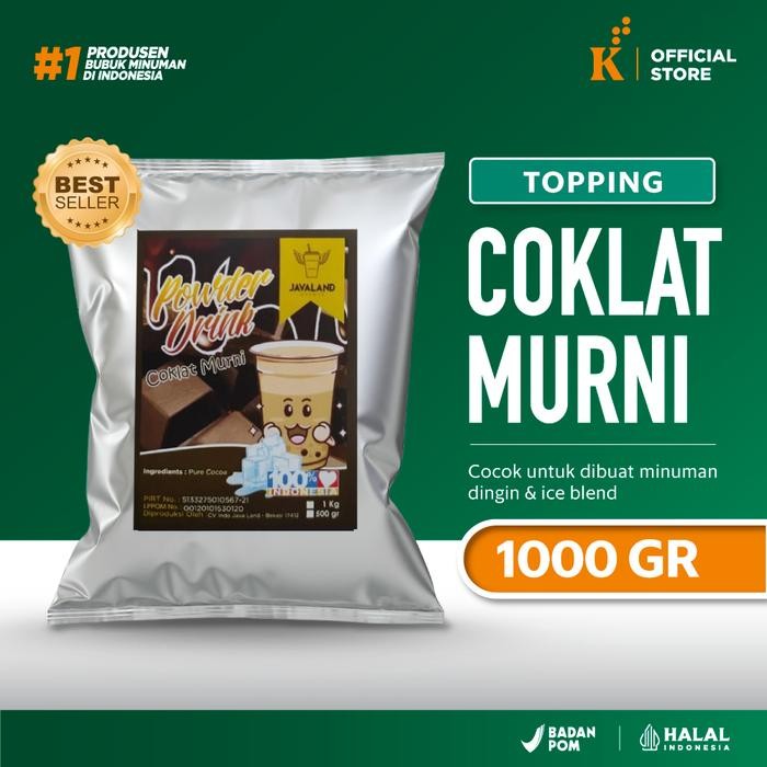 

Chocolate Powder / Bubuk Coklat Murni ORIGINAL Murah 1kg Javaland
