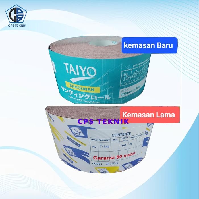 AMPLAS BANGUNAN TAIYO GRIT #150 AMPLAS 1 ROLL AMPLAS METERAN