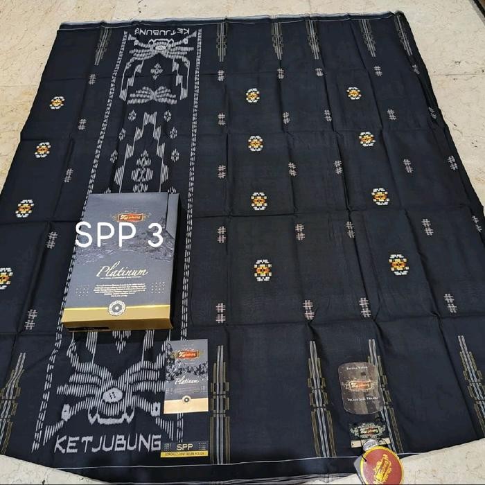 (Allthebest) Sarung Ketjubung Platinum SPP Gold Hitam