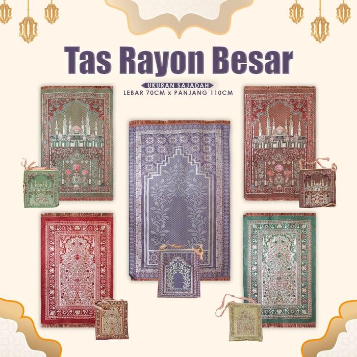 (Allthebest) Sajadah Tas Turkey /Souvenir Sajadah /Oleh Oleh Haji