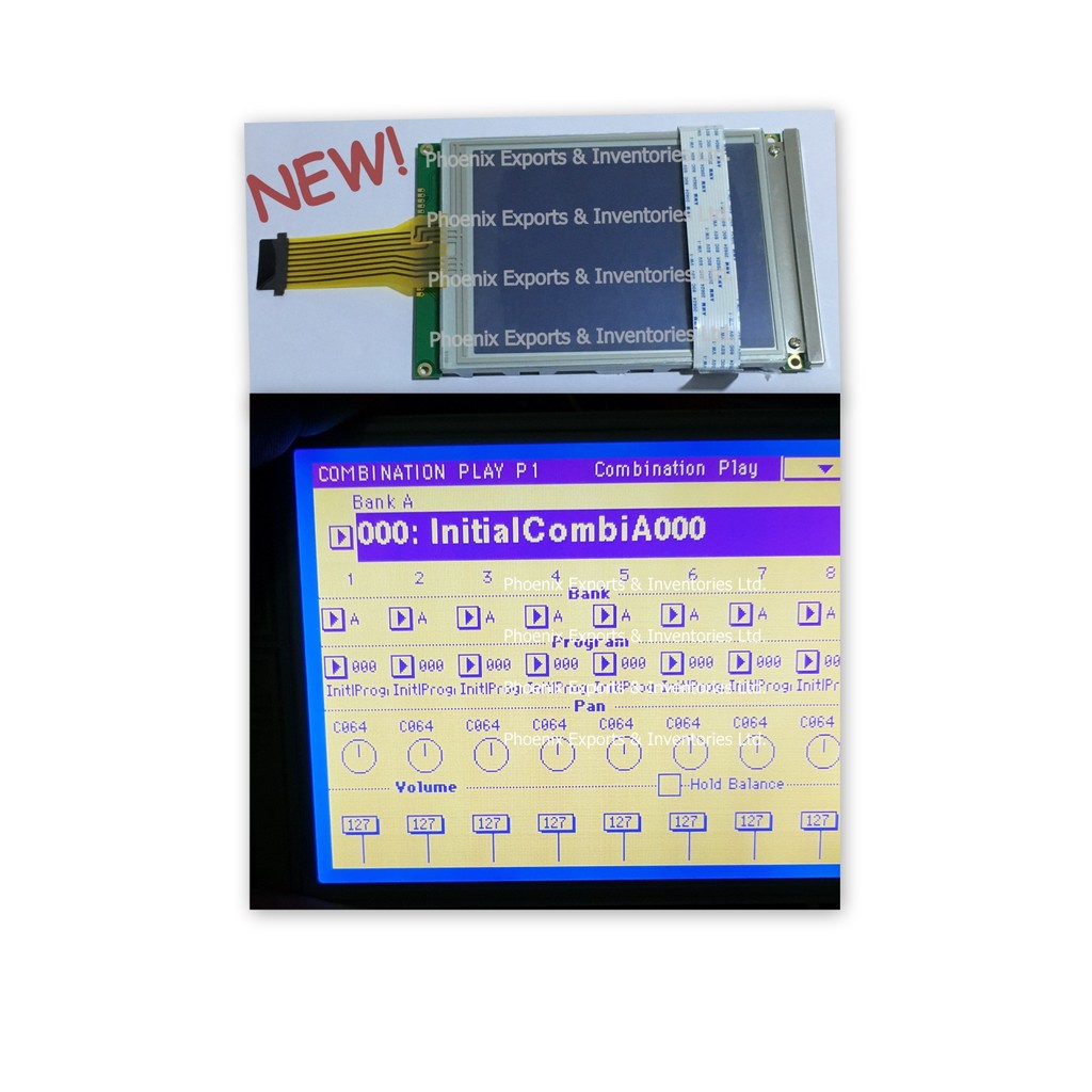 New LCD with Touch Screen Digitizer for Korg Trinity Trinity PRO Trinity Plus DISPLAY SCREEN Glass