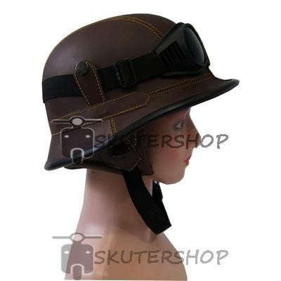 Parfume [READY] Helm Retro Kacamata Klasik Nazi Jerman Perang Dunia Coklat