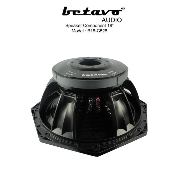 SPEAKER COMPONENT 18" BETAVO B18-C528 B18 C528 PROFESSIONAL SPEAKER Berkualitas Terbaru