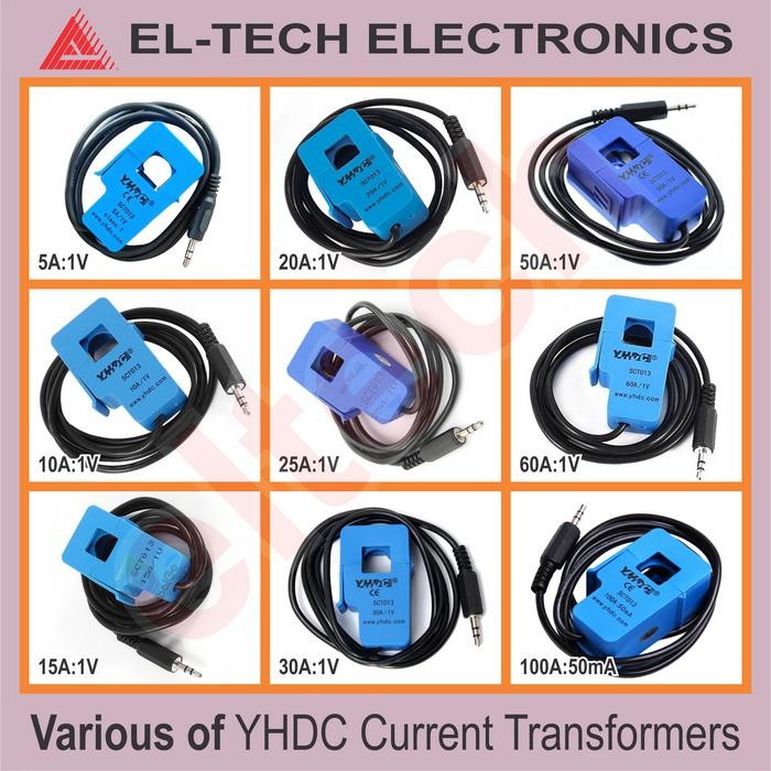 CURRENT TRANSFORMER CT TRAFO SENSOR PENGUKUR ARUS YHDC SCT013 SCT 013 SCT-013 5 5A 10 10A 15 15A 20