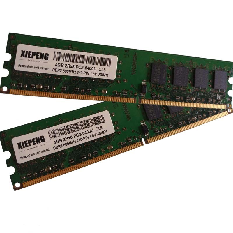 2GB 2Rx8 PC2-5300U 4G PC2 6400 DDR2 800MHz NON ECC RAM for DELL Opti Plex 210L 320 745 740 745c 755 