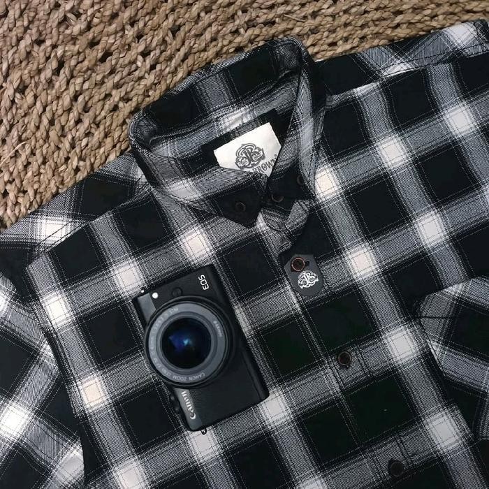 NEW VETERANO KEMEJA FLANEL F2D BAHAN SEMI WOOL PREMIUM Nyaman Panjang Tebal Wanita Lembut Motif