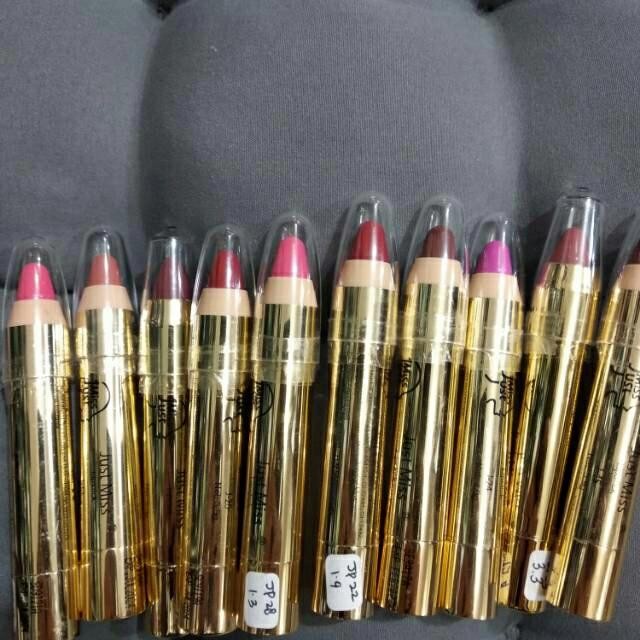 Just miss lipstik gold emas putar