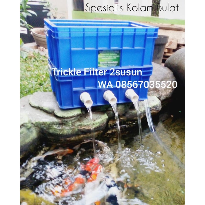 HOT SALE TRICKLE FILTER KOLAM IKAN 2SUSUN SMALL