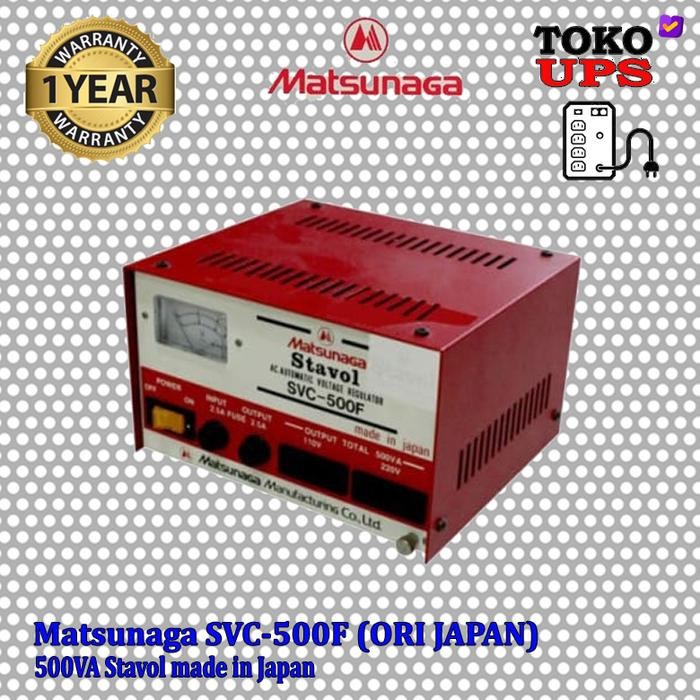 Terlaris Stabilizer 500Va Japan Asli Matsunaga Svc500F Svc-500F