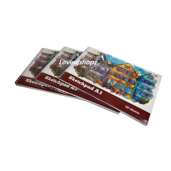 

Sketch Book A3 50 Lembar Tiara Dengan Ring Binder