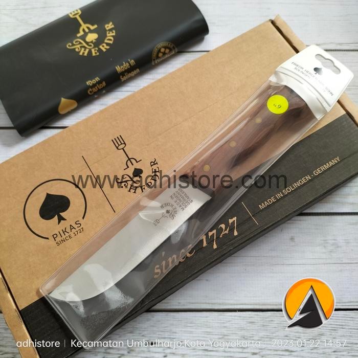 Pisau butcher F. herder cap garpu original solingen germany 0388-16 cm