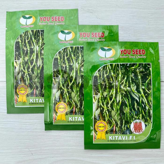 Benih Cabe Cabai Keriting Kitavi F1 Isi 10 Gram You Seed