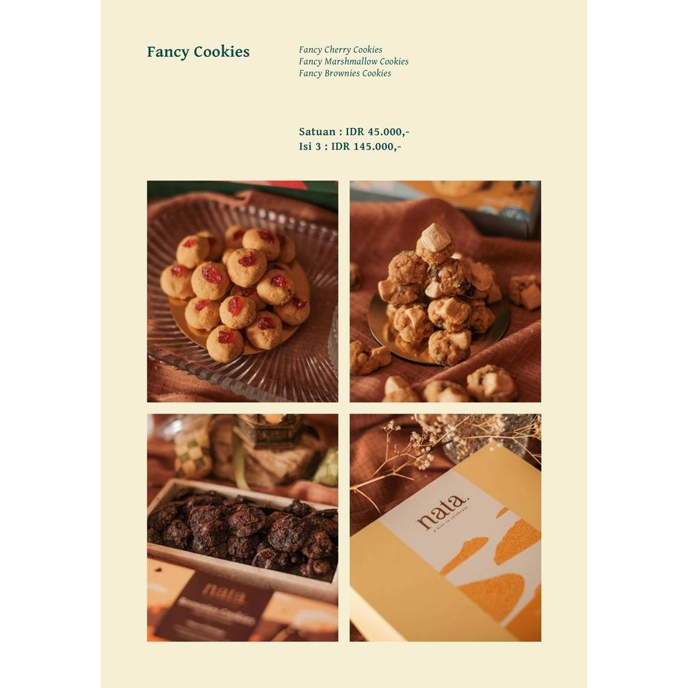 

Fancy Packs ( Fancy Cookies Isi 3, Incl Box And Bag)
