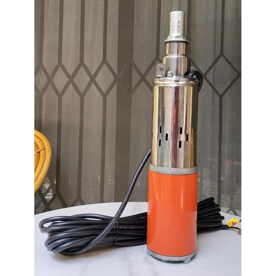 Terhemat Maxpump Pompa Sumur Celup Screw 71 Dc 12V / Dc 24V 1 Inch Pompa Celup Dc Submersible Water
