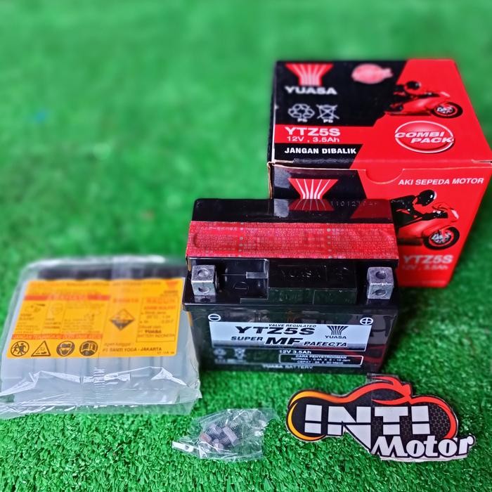 Aki Motor Yuasa YTZ5S Kering GTZ5S Original Yuasa Beat Scoopy Vario110