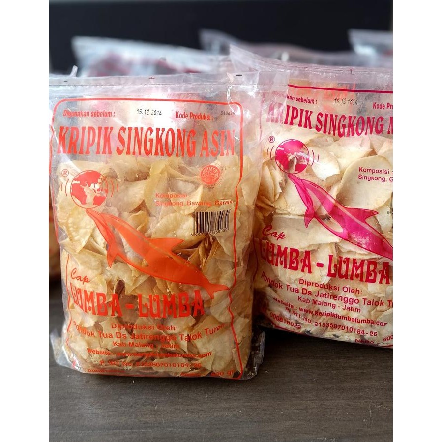 

Sedia Keripik Singkong Asli Lumba Lumba Khas Malang