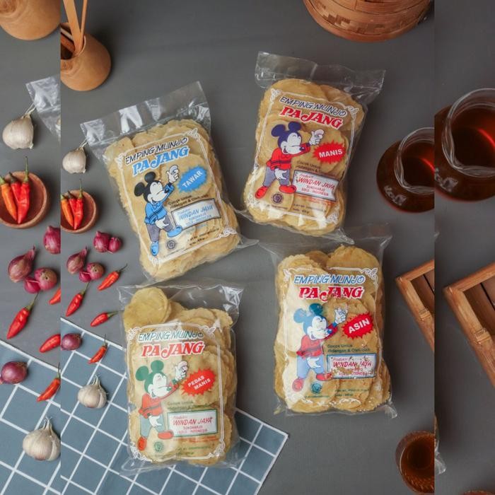 

Sedia Emping mentah 400 gram super enak rasa manis, pedas, &