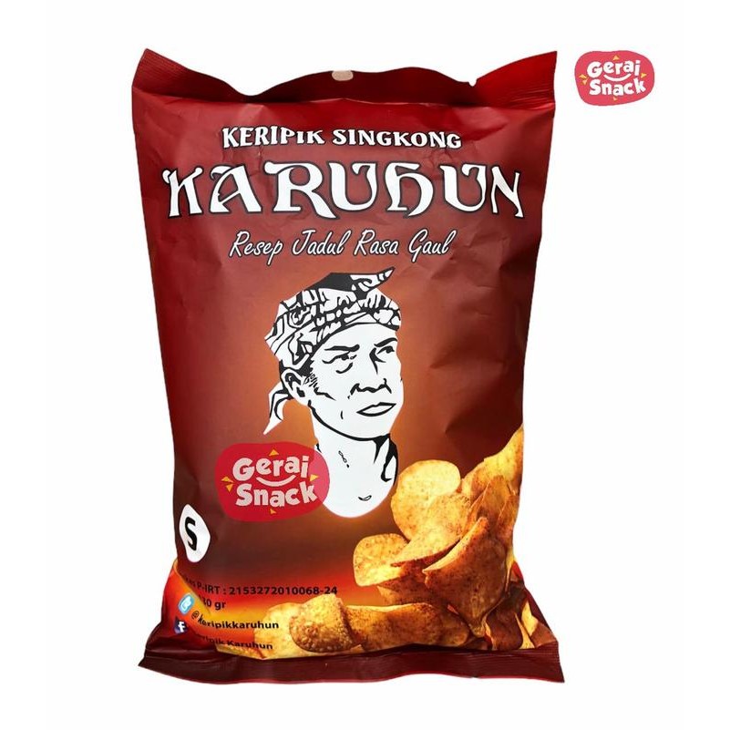 

Sedia Keripik Singkong Karuhun Cabe Merah Oleh2 Khas Bandung 130g