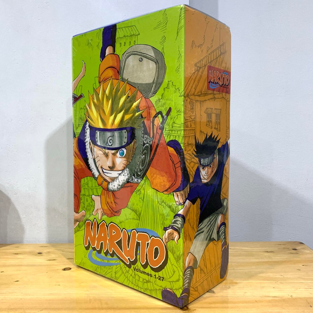 Naruto Box Set 1 Vol 1-27 Masashi Kishimoto Komik English Manga Viz