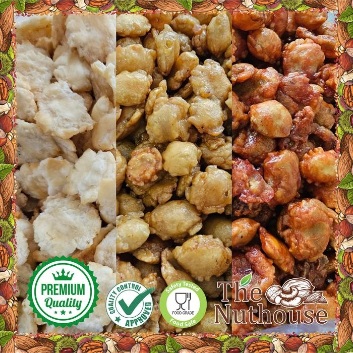 

Sedia Belinjo Masak / Emping Matang - Rasa Asin / Manis / Jeruk Pedas Balado [Ukuran 100gr / 250gr /