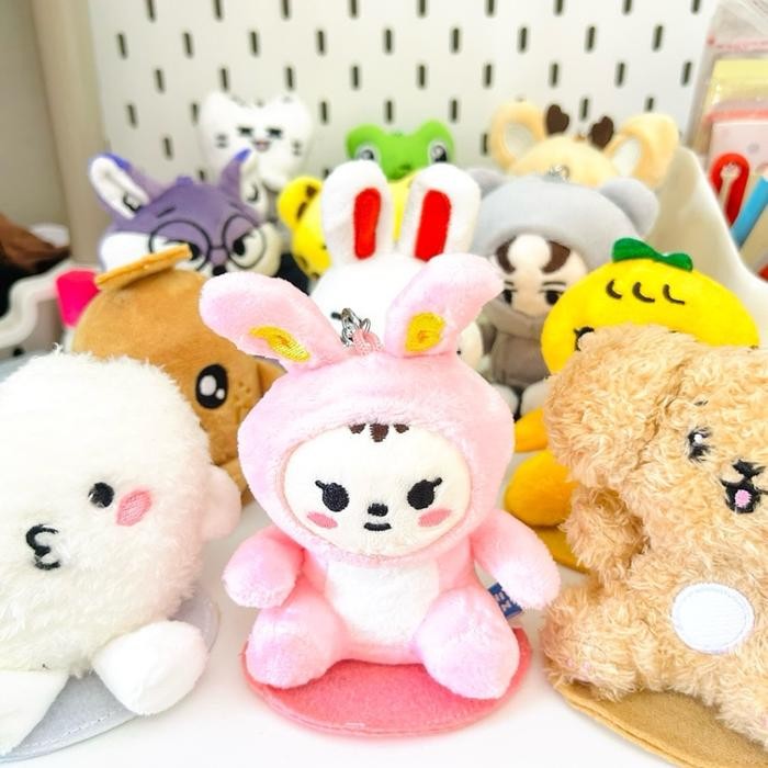 [Seventeen] Magnet Miniteen Seventeen Sitting Doll Koleksi Idol Kpop Wonwoo Kimja Keychain Ganci