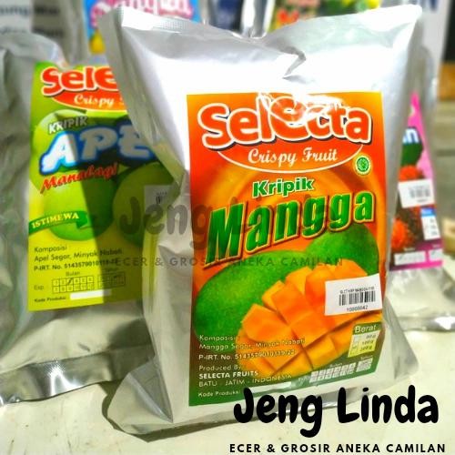 

Sedia Keripik / kripik buah Mangga Selecta 100gr oleh-oleh khas Malang