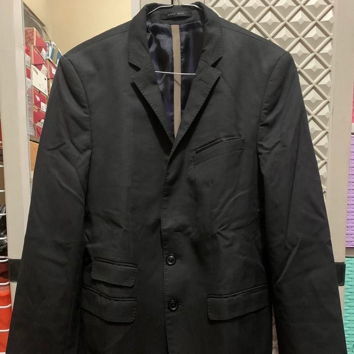 ORIGINAL JAS SUIT ZARA BLAZER TUXEDO COMFORT SINGLE BREASTED STRETCH