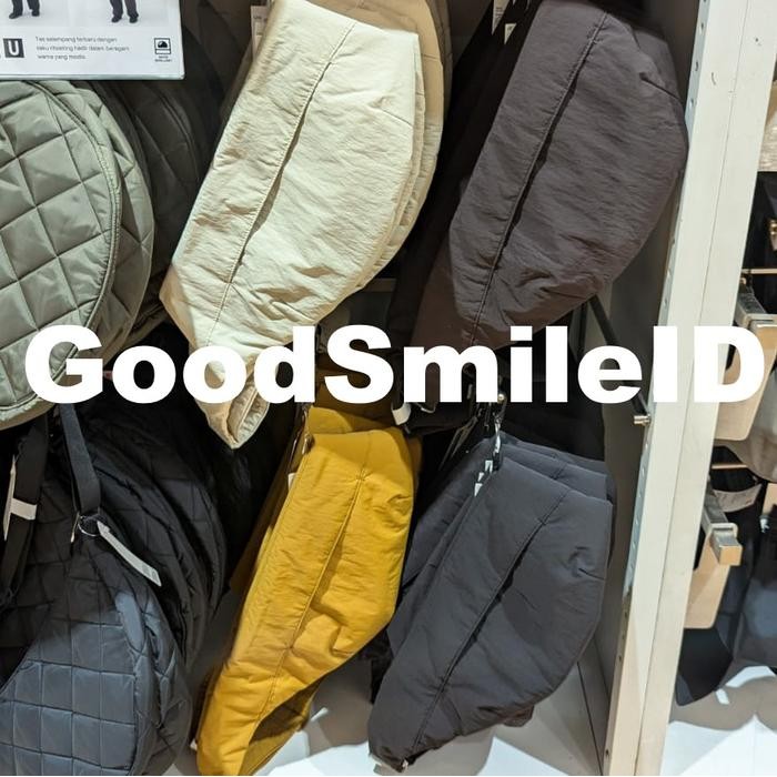 JASTIP Tas Nylon Sling Bag Selempang Bahu Waist Pria Wanita UNIQLO