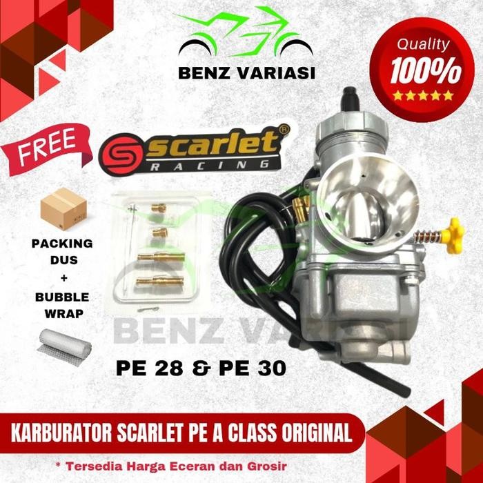 [ORIGINAL] KARBURATOR SCARLET PE 28 PE 30 KARBU CARBURATOR PE30 KARBULATOR UNIVERSAL NOT KEIHIN